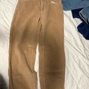 Empyre Tan Corduroy Pants Classic Style